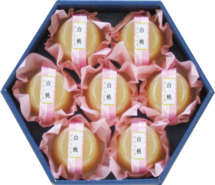 白桃のジュレ 7個入