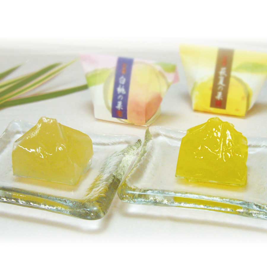 和菓彩羹(萩夏の菓・白桃の菓)11個入